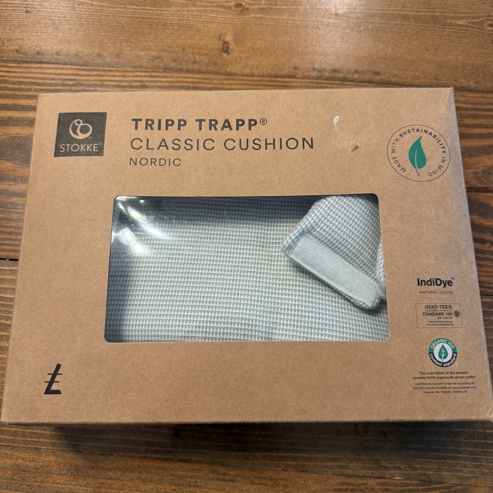 Stokke Tripp Trapp  Classic Cushion Gray Back Only OPEN BOX